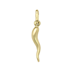 18K Yellow Gold Cornicello Horn Charm My Store