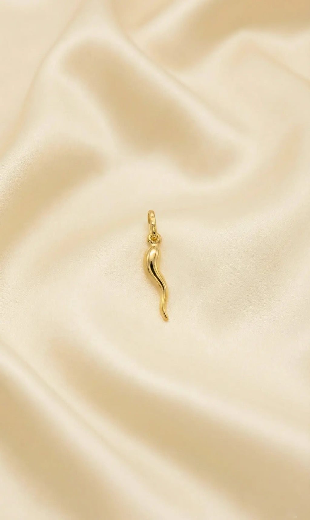 18K Yellow Gold Cornicello Horn Charm My Store