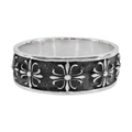 925 Sterling Silver Cross Ring (Chrome Hearts Inspired) LJ & Diamonds
