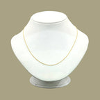 14K Yellow Gold 18" Cable Chain LJ & Diamonds