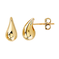 10K Yellow & White Water Drop Earrings Small My Store